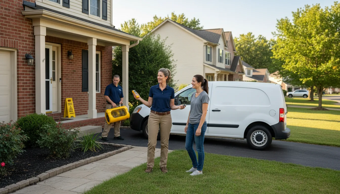 Residential water damage restoration in Lexington, MI